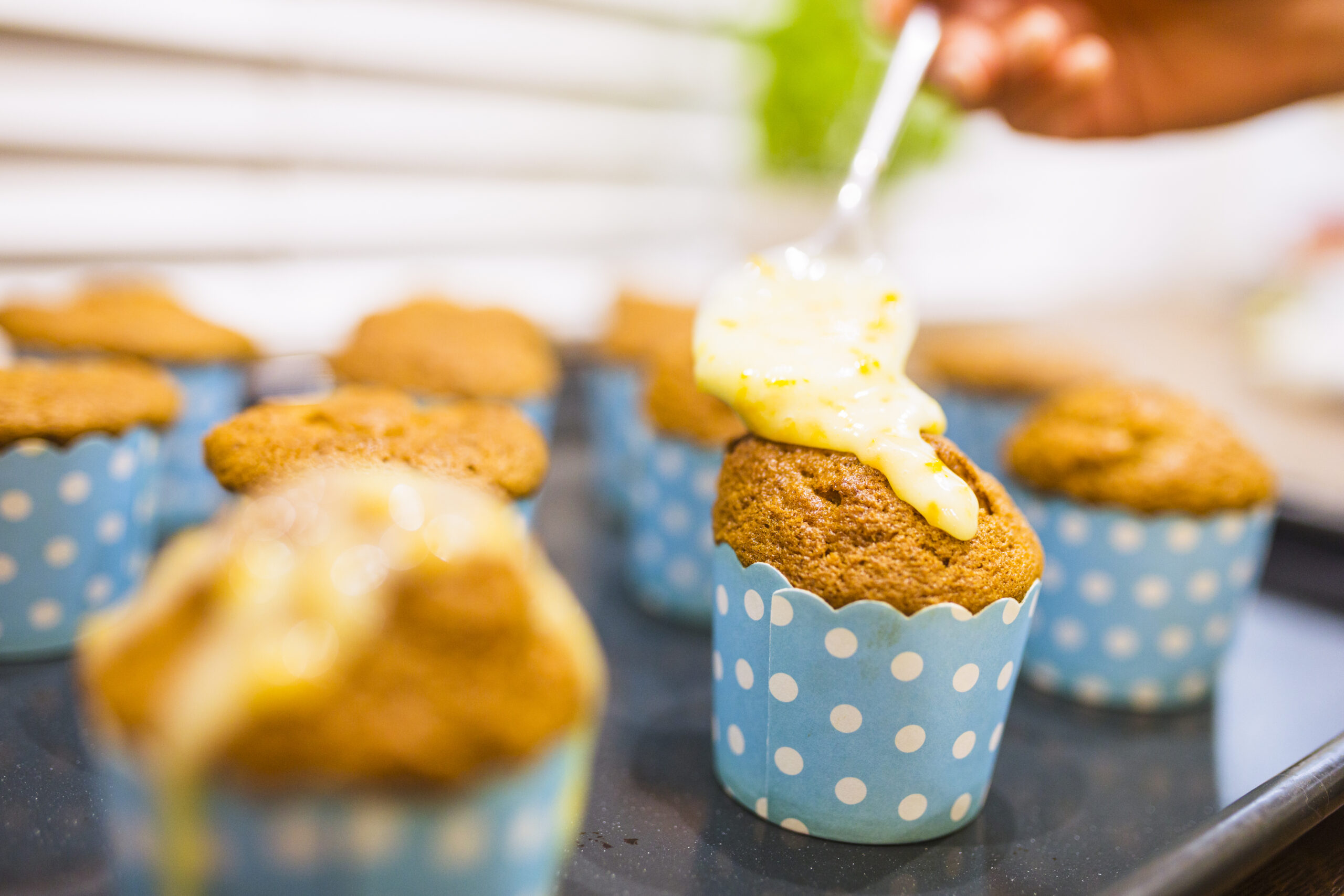 Frühstücks-Haferflocken-Bananen-Muffins